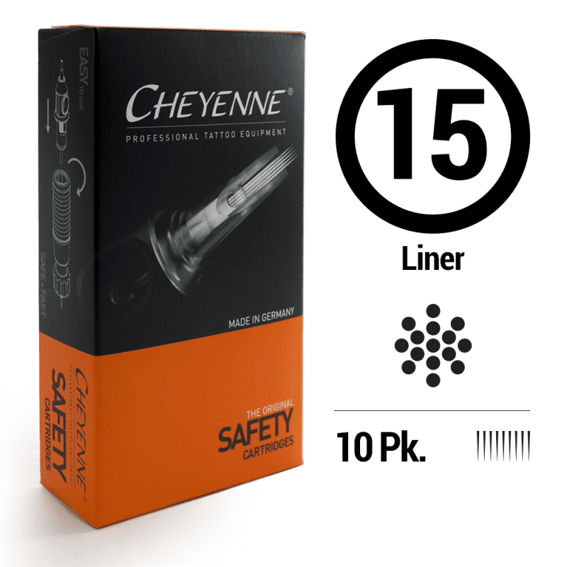 e mc15 l30l cheyenne cartridge tattoo needles